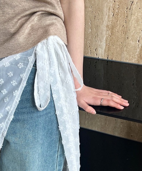 SHEENA(シーナ)の「レースラップスカート(スカート・レディース・アイボリー・M)」の8枚目の写真