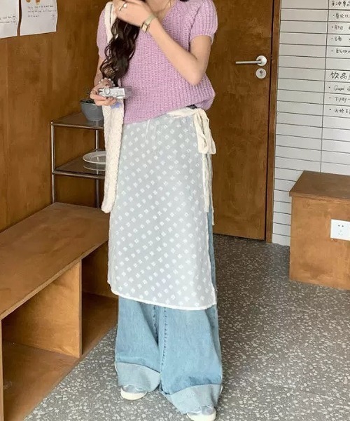 SHEENA(シーナ)の「レースラップスカート(スカート・レディース・アイボリー・M)」の20枚目の写真