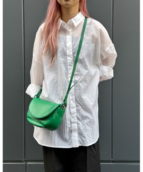 3.3 Field Trip （3.3フィールドトリップ）の「3.3 Field Trip／シアーシャツ　2117942（シャツ/ブラウス・レディース・ピンク/ホワイト/ライトブルー/チャコール・FREE）」の2枚目の写真