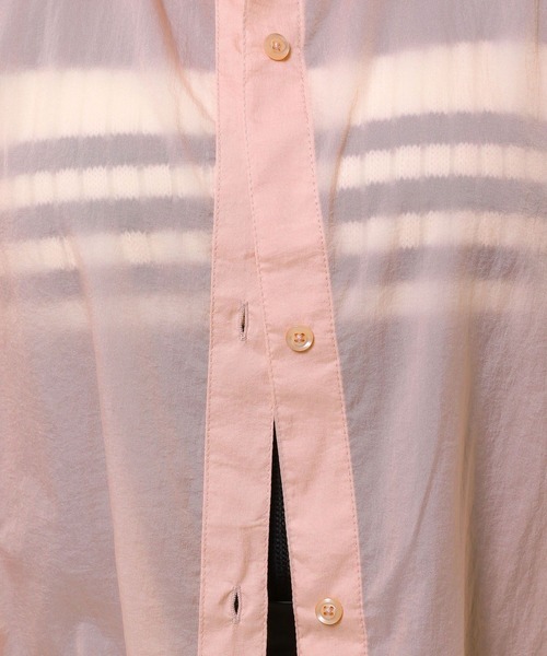 3.3 Field Trip （3.3フィールドトリップ）の「3.3 Field Trip／シアーシャツ　2117942（シャツ/ブラウス・レディース・ピンク/ホワイト/ライトブルー/チャコール・FREE）」の15枚目の写真