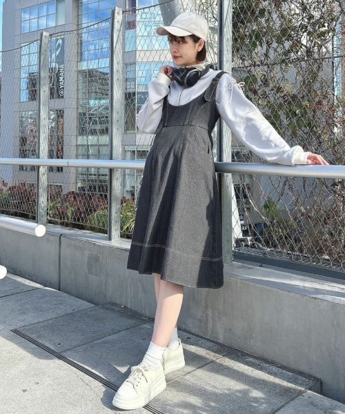 F i.n.t(フィント)の「ロゴ刺繍サテンキャップ/fint(キャップ・レディース・ブルーグレー/ライトピンク/アイボリー・FREE)」の12枚目の写真