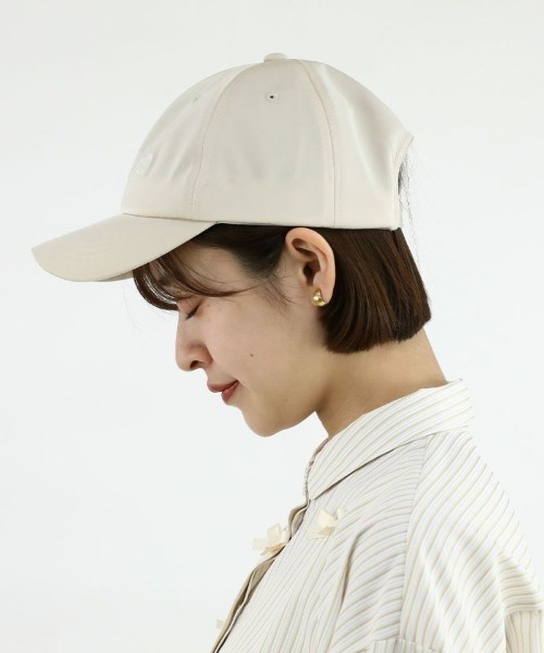 F i.n.t(フィント)の「ロゴ刺繍サテンキャップ/fint(キャップ・レディース・ブルーグレー/ライトピンク/アイボリー・FREE)」の21枚目の写真