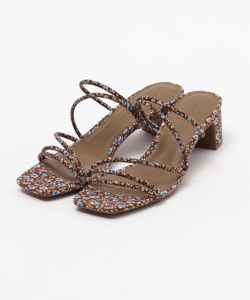 LOWRYS FARM(ローリーズファーム)の「ラインヒールサンダル 112931(サンダル・レディース・ブラック/シルバー/ブラック系その他/ブラウン系その他・MEDIUM/LARGE)」の9枚目の写真