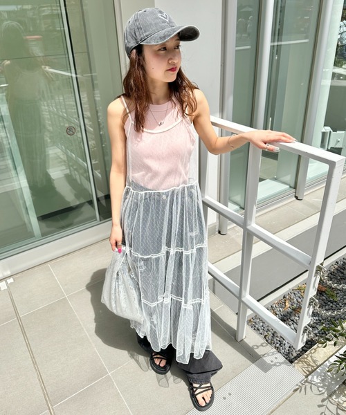 CLEA（クレア）の「ハート刺繍ピグメントキャップ（キャップ・レディース・ブラック/ベージュ/ピンク/ブルー・FREE）」の21枚目の写真