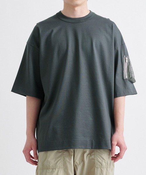 CINOHカットソー！ CINOH/チノ】別注 CIGAR POCKET BIG T-SHIRT/別注シガーポケット