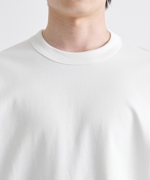 CINOH（チノ）の「【CINOH/チノ】別注 CIGAR POCKET BIG T-SHIRT/別注シガーポケットビッグTシャツ（Tシャツ/カットソー・メンズ・ブラック/ホワイト/ダークグレー/ダークネイビー・44/46/48）」の11枚目の写真