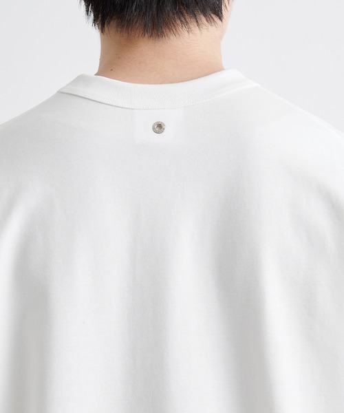 CINOH（チノ）の「【CINOH/チノ】別注 CIGAR POCKET BIG T-SHIRT/別注シガーポケットビッグTシャツ（Tシャツ/カットソー・メンズ・ブラック/ホワイト/ダークグレー/ダークネイビー・44/46/48）」の12枚目の写真