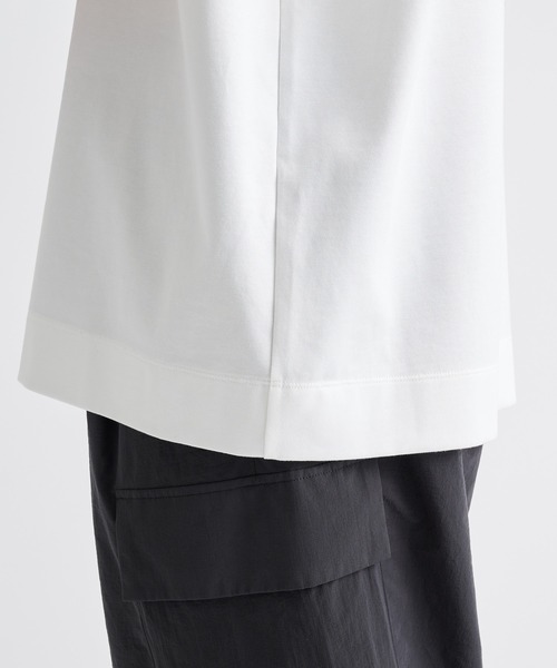 CINOH（チノ）の「【CINOH/チノ】別注 CIGAR POCKET BIG T-SHIRT/別注シガーポケットビッグTシャツ（Tシャツ/カットソー・メンズ・ブラック/ホワイト/ダークグレー/ダークネイビー・44/46/48）」の16枚目の写真