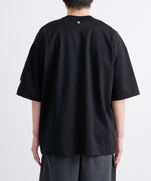 CINOH（チノ）の「【CINOH/チノ】別注 CIGAR POCKET BIG T-SHIRT/別注シガーポケットビッグTシャツ（Tシャツ/カットソー・メンズ・ブラック/ホワイト/ダークグレー/ダークネイビー・44/46/48）」の22枚目の写真