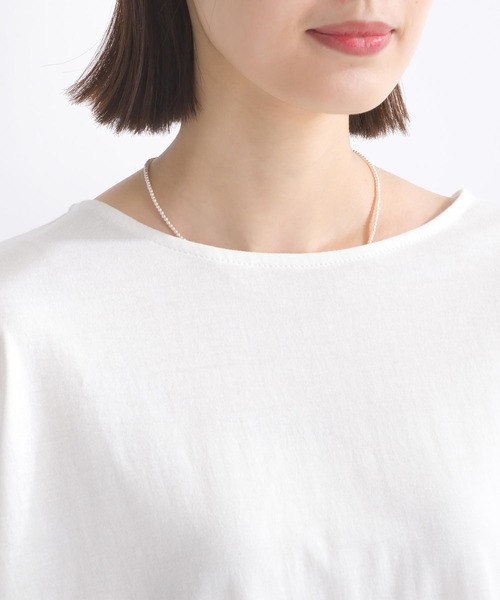 PICCIN(ピッチン)の「【WEB限定】裾チュールフリルプルオーバー(Tシャツ/カットソー・レディース・オフホワイト/ブラック・M/L)」の11枚目の写真