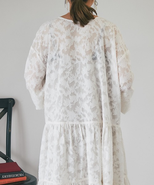 un dix cors（アンディコール）の「《オケージョン》2WAYレースワンピース（ドレス・レディース・アイボリー/ブラック/ブルー・FREE）」の22枚目の写真