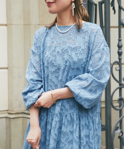 un dix cors（アンディコール）の「《オケージョン》2WAYレースワンピース（ドレス・レディース・アイボリー/ブラック/ブルー・FREE）」の10枚目の写真