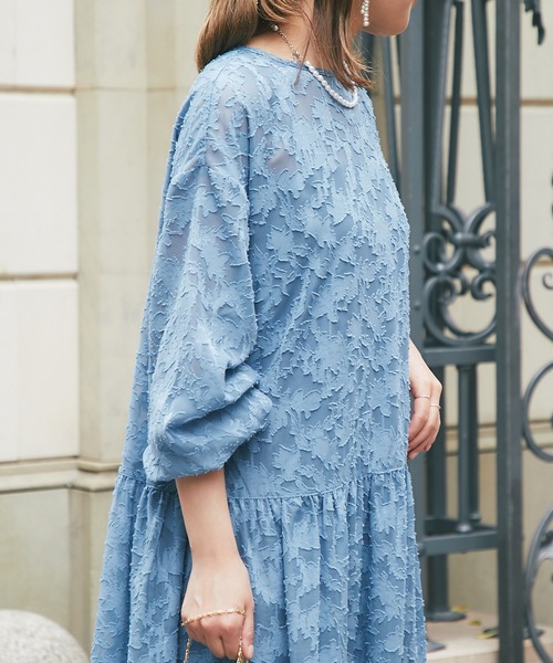 un dix cors（アンディコール）の「《オケージョン》2WAYレースワンピース（ドレス・レディース・アイボリー/ブラック/ブルー・FREE）」の11枚目の写真