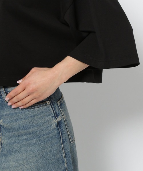 LOWRYS FARM（ローリーズファーム）の「カイテキノウワイドＴ 991858（Tシャツ/カットソー・レディース・オフホワイト/ブラック/レッド/ブルー・FREE）」の22枚目の写真