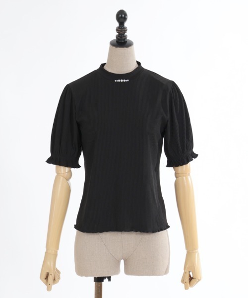 axes femme POETIQUE（アクシーズファムポエティック）の「チュールキャミセットプルオーバー（Tシャツ/カットソー・レディース・ピンク/ブラック/キナリ/ミント・MEDIUM）」の18枚目の写真