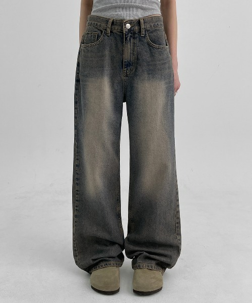 BLACKUP（ブラックアップ）の「[MADE] チャタスタンダードワイドデニム（デニムパンツ・レディース・ブルー・MEDIUM/LARGE/SMALL）」の13枚目の写真