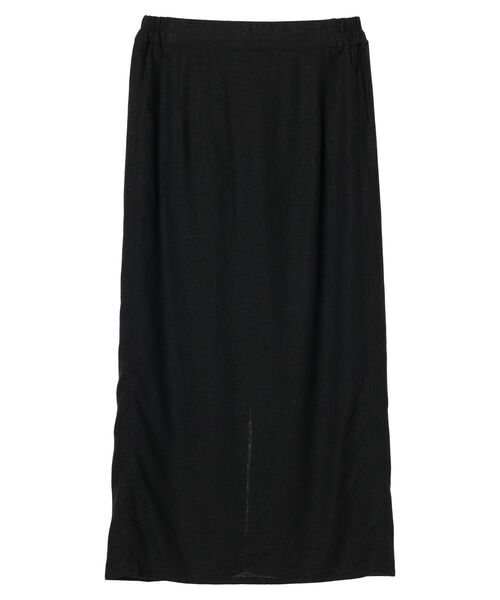 CRAFT STANDARD BOUTIQUE（クラフトスタンダードブティック）の「【キナリノ別注】リネンレーヨンスカート（スカート・レディース・アイボリー/ブラック/チャコールグレー/ネイビー・M/L）」の5枚目の写真