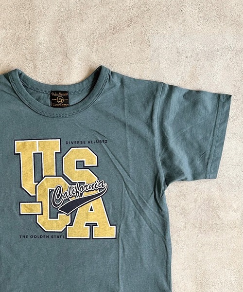 Life Support Products（ライフサポートプロダクツ）の「グラフィックプリントTシャツ（80～150cm）（Tシャツ/カットソー・キッズ・チャコール/マスタード/ラベンダー/レッド/ブラック/カーキ/オフホワイト/ターコイズブルー/ブルー/グレー・80/90/95/100/110/120/130/140/150）」の7枚目の写真