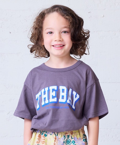 Life Support Products（ライフサポートプロダクツ）の「グラフィックプリントTシャツ（80～150cm）（Tシャツ/カットソー・キッズ・チャコール/マスタード/ラベンダー/レッド/ブラック/カーキ/オフホワイト/ターコイズブルー/ブルー/グレー・80/90/95/100/110/120/130/140/150）」の5枚目の写真