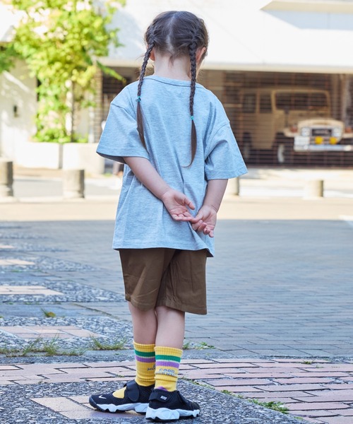 Life Support Products（ライフサポートプロダクツ）の「グラフィックプリントTシャツ（80～150cm）（Tシャツ/カットソー・キッズ・チャコール/マスタード/ラベンダー/レッド/ブラック/カーキ/オフホワイト/ターコイズブルー/ブルー/グレー・80/90/95/100/110/120/130/140/150）」の21枚目の写真