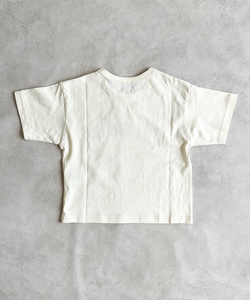 Life Support Products（ライフサポートプロダクツ）の「グラフィックプリントTシャツ（80～150cm）（Tシャツ/カットソー・キッズ・チャコール/マスタード/ラベンダー/レッド/ブラック/カーキ/オフホワイト/ターコイズブルー/ブルー/グレー・80/90/95/100/110/120/130/140/150）」の12枚目の写真