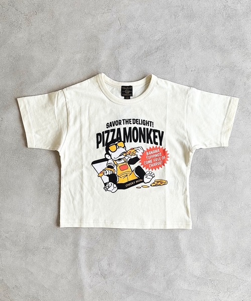 Life Support Products（ライフサポートプロダクツ）の「グラフィックプリントTシャツ（80～150cm）（Tシャツ/カットソー・キッズ・チャコール/マスタード/ラベンダー/レッド/ブラック/カーキ/オフホワイト/ターコイズブルー/ブルー/グレー・80/90/95/100/110/120/130/140/150）」の11枚目の写真