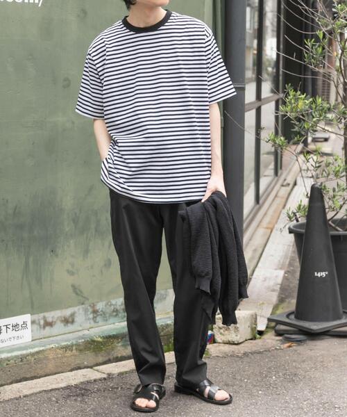 FORK&SPOON（フォークアンドスプーン）の「FORK&SPOON　ボーダーショートスリーブTシャツ（Tシャツ/カットソー・メンズ・ブラック系その他/ブルー系その他/ホワイト系その他・4/5）」の17枚目の写真