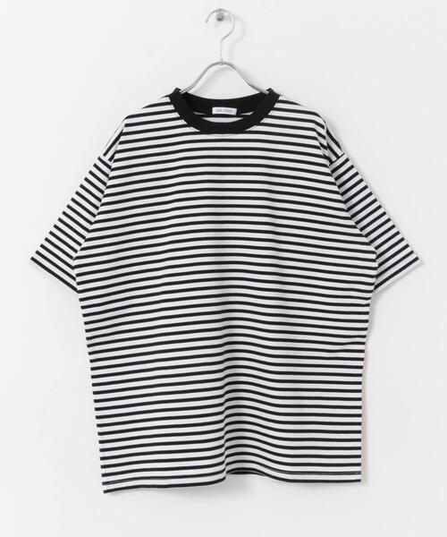 FORK&SPOON（フォークアンドスプーン）の「FORK&SPOON　ボーダーショートスリーブTシャツ（Tシャツ/カットソー・メンズ・ブラック系その他/ブルー系その他/ホワイト系その他・4/5）」の20枚目の写真