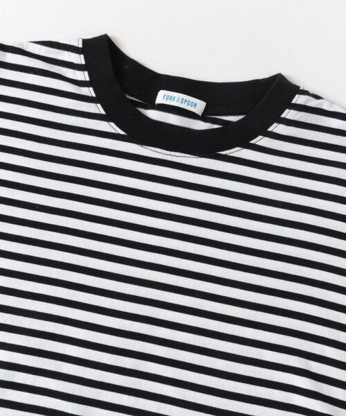 FORK&SPOON（フォークアンドスプーン）の「FORK&SPOON　ボーダーショートスリーブTシャツ（Tシャツ/カットソー・メンズ・ブラック系その他/ブルー系その他/ホワイト系その他・4/5）」の21枚目の写真