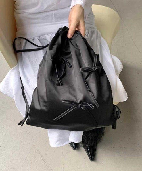 セール】リボンナップザック（バックパック/リュック）｜Vipoa