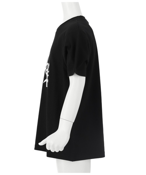 ANAP kids（アナップキッズ）の「オールドイングリッシュ箔プリントビッグTシャツ【親子お揃（Tシャツ/カットソー・キッズ・ブラック/ホワイト・130cm/110cm/120cm）」の5枚目の写真