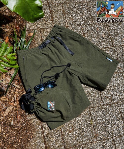 FREAK'S STORE(フリークスストア)の「FREAK’S STORE/フリークスストア ナイロンクライミングショートパンツ/ウェービングベルト/ベイカーパンツ/ボードショーツ/水陸両用(その他パンツ・メンズ・その他13/レオパード/ベージュ/カモフラージュ/その他15/その他16/ブラック/オリーブ/チャコールグレー/その他9・SMALL/MEDIUM/LARGE)」の5枚目の写真