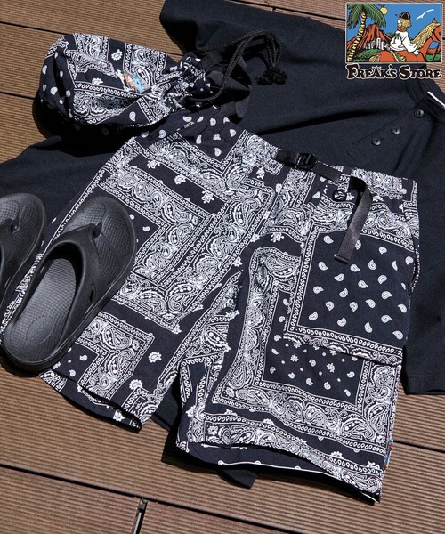 FREAK'S STORE(フリークスストア)の「FREAK’S STORE/フリークスストア ナイロンクライミングショートパンツ/ウェービングベルト/ベイカーパンツ/ボードショーツ/水陸両用(その他パンツ・メンズ・その他13/レオパード/ベージュ/カモフラージュ/その他15/その他16/ブラック/オリーブ/チャコールグレー/その他9・SMALL/MEDIUM/LARGE)」の10枚目の写真