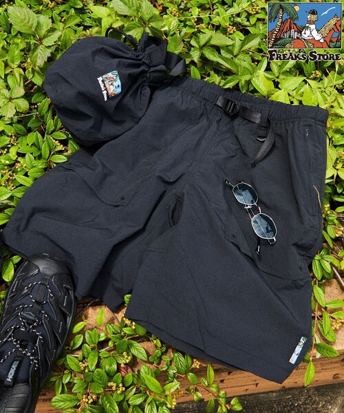 FREAK'S STORE(フリークスストア)の「FREAK’S STORE/フリークスストア ナイロンクライミングショートパンツ/ウェービングベルト/ベイカーパンツ/ボードショーツ/水陸両用(その他パンツ・メンズ・その他13/レオパード/ベージュ/カモフラージュ/その他15/その他16/ブラック/オリーブ/チャコールグレー/その他9・SMALL/MEDIUM/LARGE)」の2枚目の写真