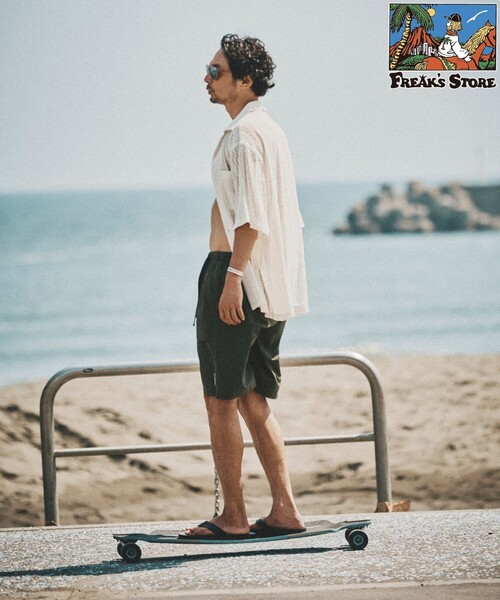 FREAK'S STORE(フリークスストア)の「FREAK’S STORE/フリークスストア ナイロンクライミングショートパンツ/ウェービングベルト/ベイカーパンツ/ボードショーツ/水陸両用(その他パンツ・メンズ・その他13/レオパード/ベージュ/カモフラージュ/その他15/その他16/ブラック/オリーブ/チャコールグレー/その他9・SMALL/MEDIUM/LARGE)」の11枚目の写真