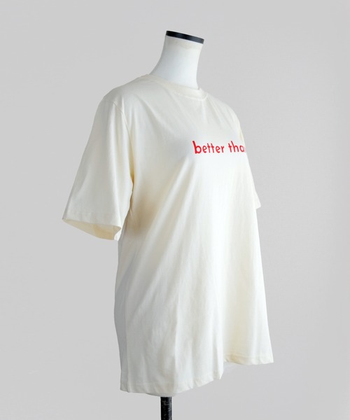 Marient（マリエント）の「カラープリントロゴTEE/Tシャツ（Tシャツ/カットソー・レディース・チャコール/ベージュ・FREE）」の6枚目の写真