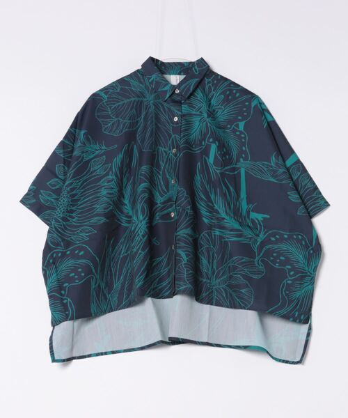 【セール】(BD)【ihana】フラミンゴ ボタニカル ワイド シャツ ブラウス（シャツ/ブラウス）｜BARNDOOR（バーンドア）