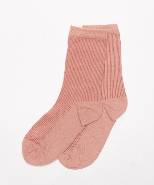 SVEC（シュベック）の「カラーリング リブソックス（ソックス/靴下・レディース・ホワイト/チャコールグレー/ライトブルー/ブラウン/グレー/ピンク/イエロー/オレンジ/ブラック/レッド/ワイン/ブルー/グリーン/マスタード/ラベンダー/アイボリー/グリーン系その他/イエロー系その他/ライトピンク/パープル・FREE）」の17枚目の写真