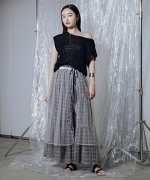 Ezick | Window tulle 2way ハーネススカート(スカート)