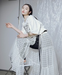 Window tulle 2way ハーネススカート