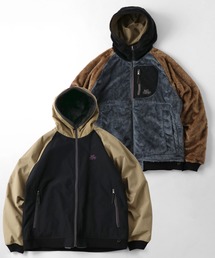 gym master | リバーシブルタスロンｘボアフードJKT(ブルゾン)