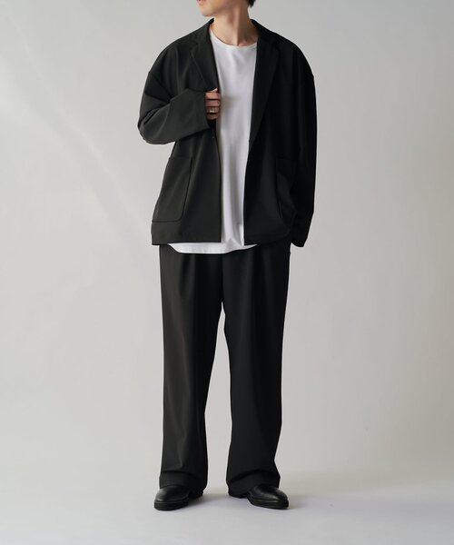 【美品】 Lui’s （ルイス） オーバーサイズ テーラード ジャケット 黒 S Lui's（ルイス）の「オーバーダブルジャケット(セットアップ対応