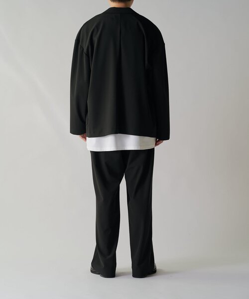 Lui's（ルイス）の「ウォッシャブル1Bジャケット（テーラードジャケット・メンズ・ブラック/ライトグレー・M/S）」の11枚目の写真