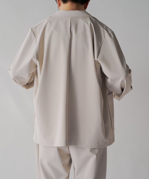 Lui's（ルイス）の「ウォッシャブル1Bジャケット（テーラードジャケット・メンズ・ブラック/ライトグレー・M/S）」の8枚目の写真