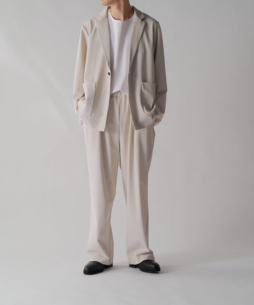 Lui's（ルイス）の「ウォッシャブル1Bジャケット（テーラードジャケット・メンズ・ブラック/ライトグレー・M/S）」の7枚目の写真