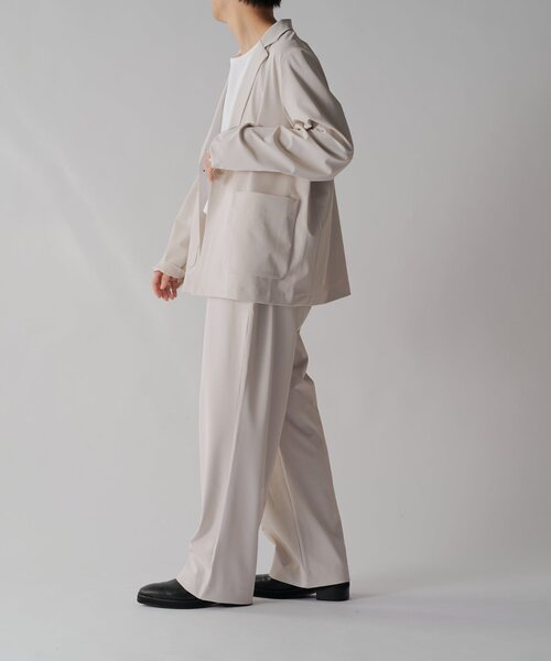 Lui's（ルイス）の「ウォッシャブル1Bジャケット（テーラードジャケット・メンズ・ブラック/ライトグレー・M/S）」の4枚目の写真