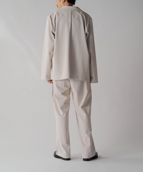 Lui's（ルイス）の「ウォッシャブル1Bジャケット（テーラードジャケット・メンズ・ブラック/ライトグレー・M/S）」の3枚目の写真