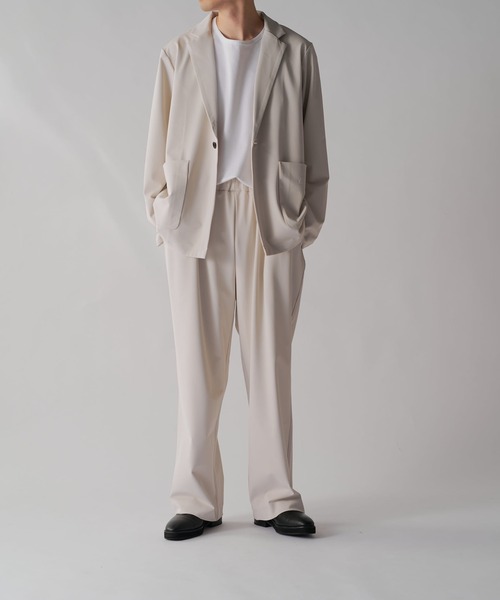 Lui's（ルイス）の「ウォッシャブル1Bジャケット（テーラードジャケット・メンズ・ブラック/ライトグレー・M/S）」の22枚目の写真