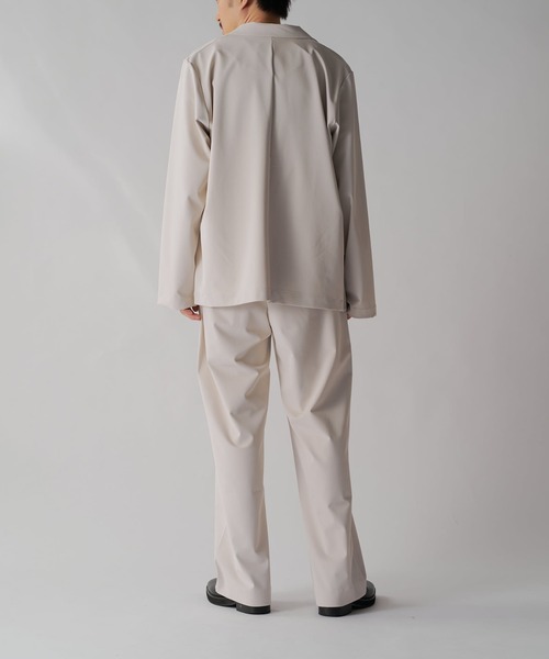 Lui's（ルイス）の「ウォッシャブル1Bジャケット（テーラードジャケット・メンズ・ブラック/ライトグレー・M/S）」の18枚目の写真