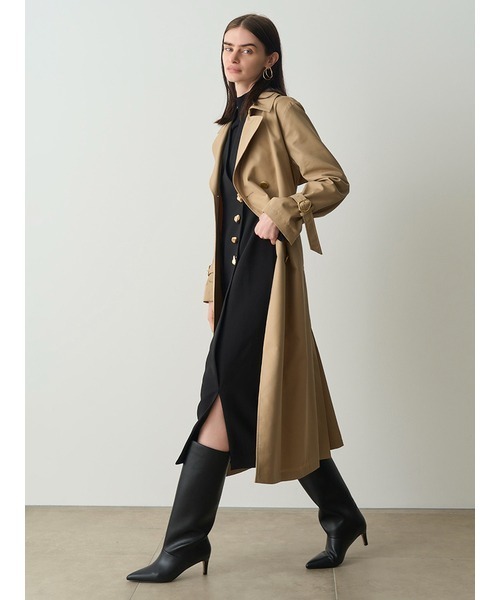 SNIDEL（スナイデル）の「ワイドシャフトロングブーツ（ブーツ・レディース・ブラック/ダークグレー/ベージュ・SMALL/LARGE/MEDIUM）」の12枚目の写真